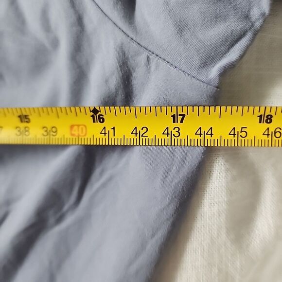 Skims Fits Everybody Plunge Bodysuit Womens Size M Slate Long Sleeve V Neck - Picture 5 of 6